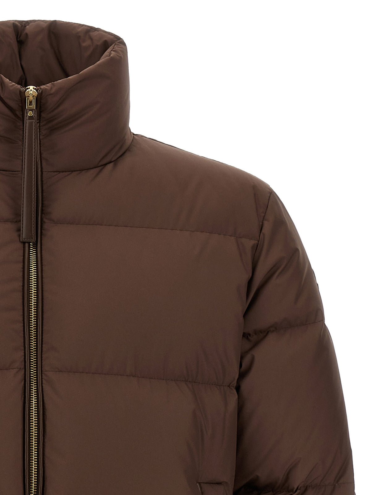 Moncler Vivantesse Down Jacket Brown, view 3