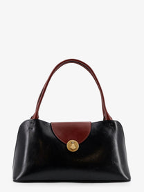 Versace Women's Vivian Leather Shoulder Bag Black