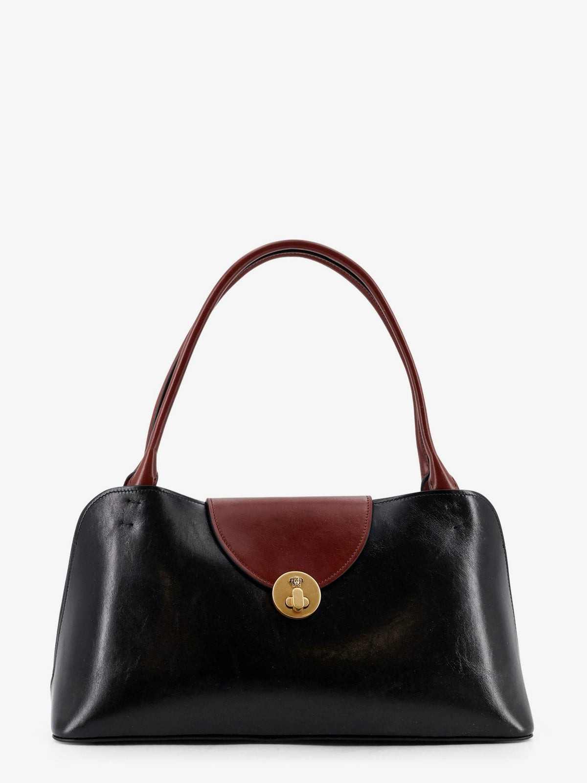 Versace Women's Vivian Leather Shoulder Bag Black