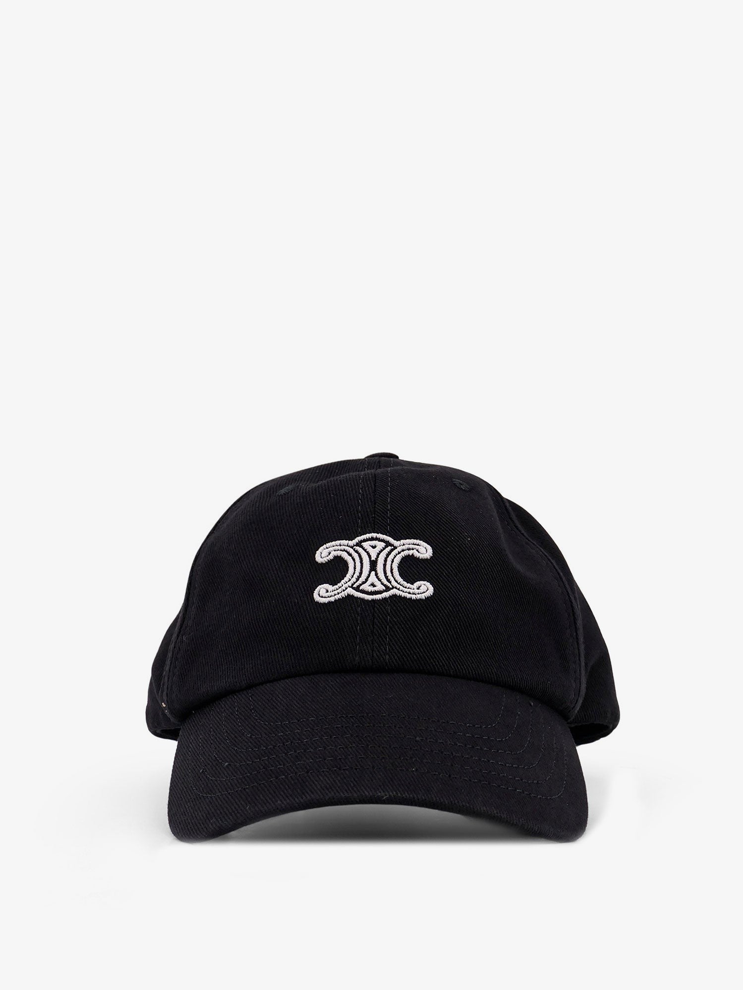 Celine Men's Vivienne Cotton Hat Black