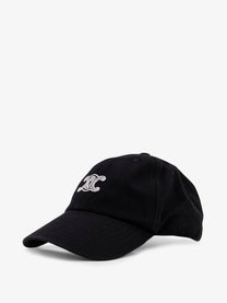 Celine Men's Vivienne Cotton Hat Black