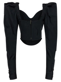 VIVIENNE WESTWOOD - VIVIENNE WESTWOOD - ’LS Sunday Corset’ top - Women’s Top