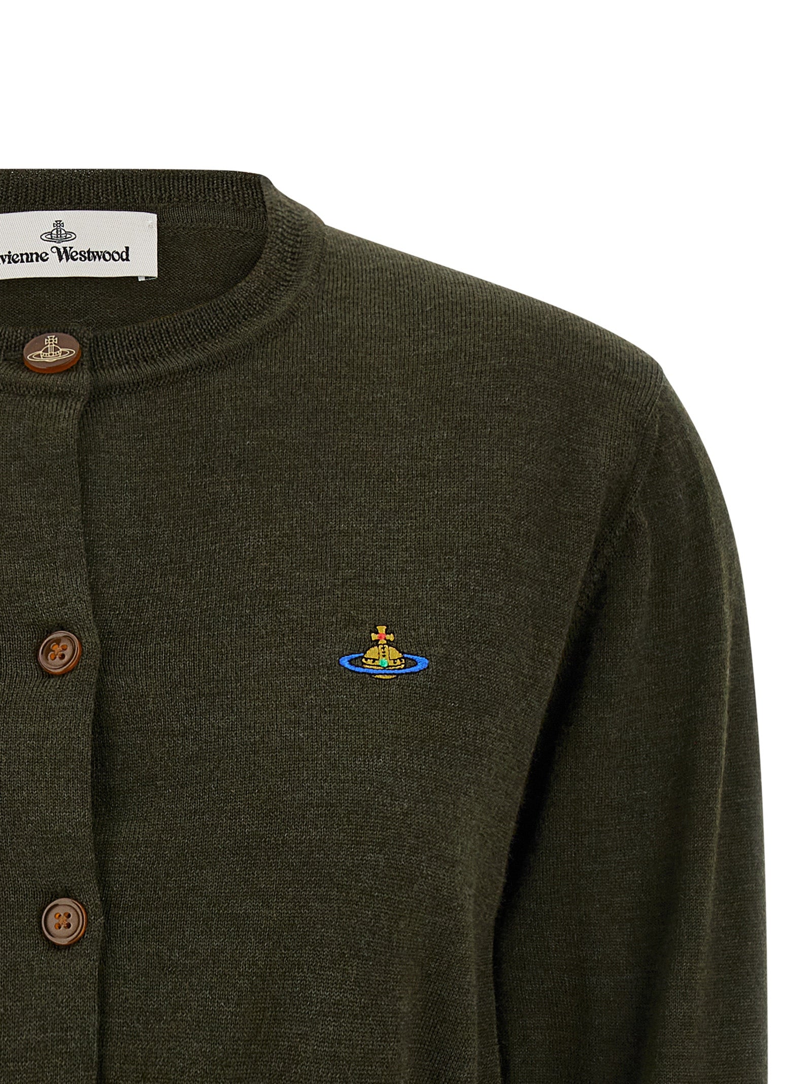 VIVIENNE WESTWOOD - VIVIENNE WESTWOOD - ’Bea cropped’ cardigan - Women’s Knitwear