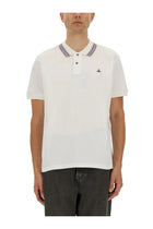 Vivienne Westwood Men's Classic Cotton Pique Polo Shirt White