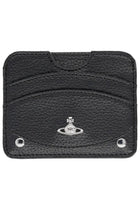 Vivienne Westwood Women's Card Holder Half Moon Black