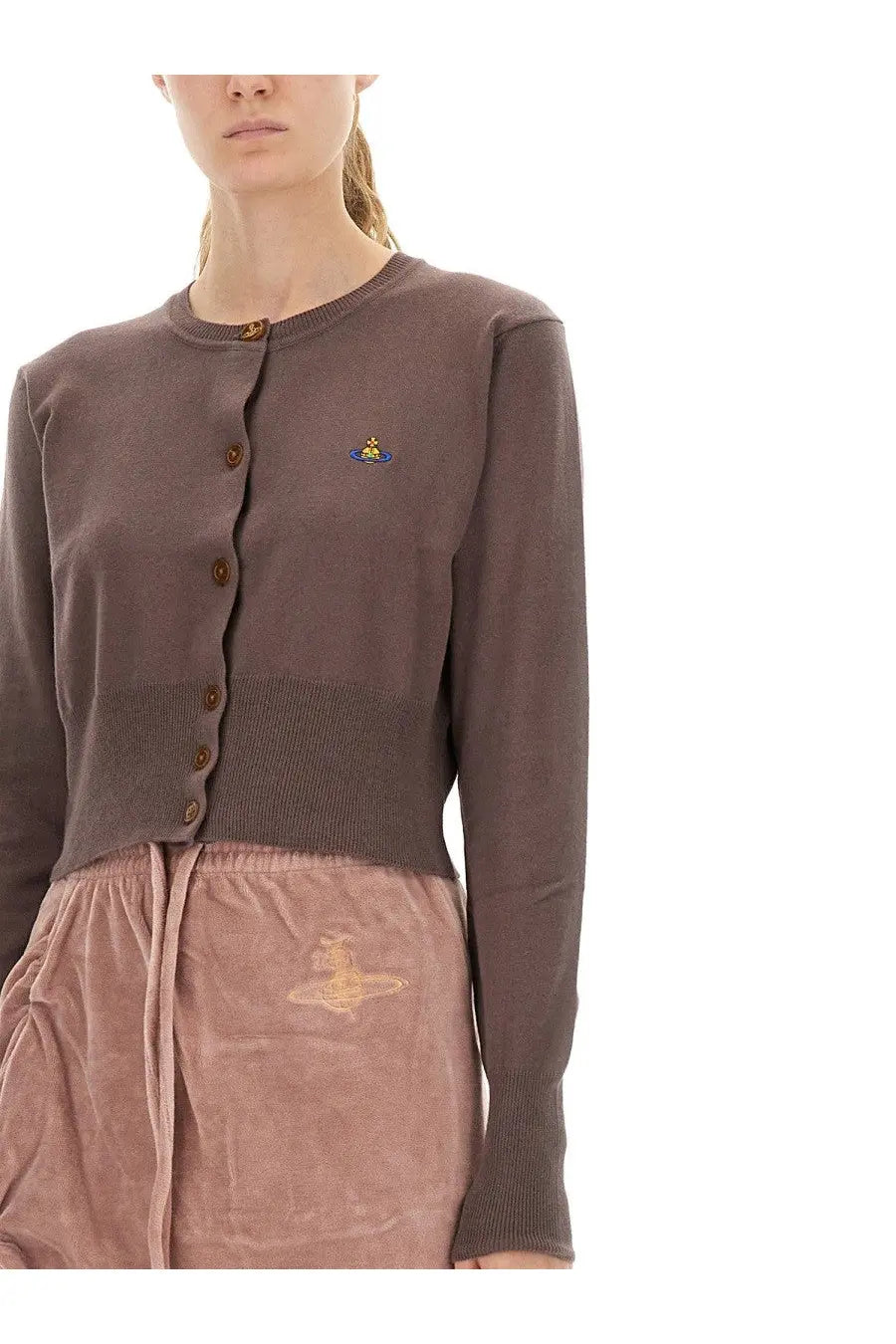 Vivienne Westwood Women's Cardigan Bea Brown, view 4
