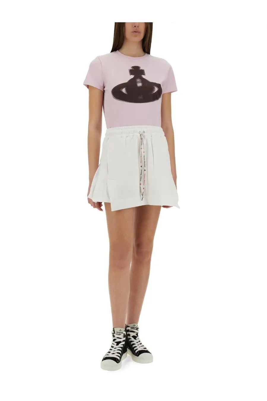 Vivienne Westwood Women's Cheerleader Skirt White, view 2