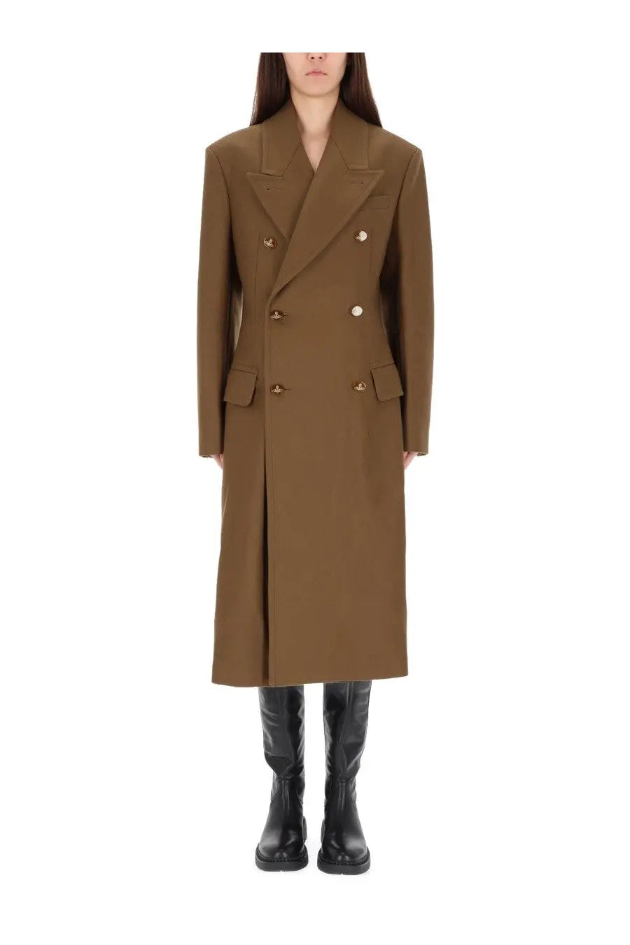 Vivienne Westwood Women's Coat Winston Beige