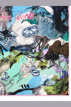 Vivienne Westwood Women's Silk Scarf Multicolor, view 2