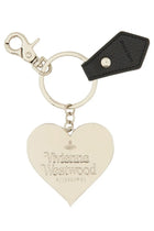 Vivienne Westwood Women's Mirror Heart Keychain Black, view 2