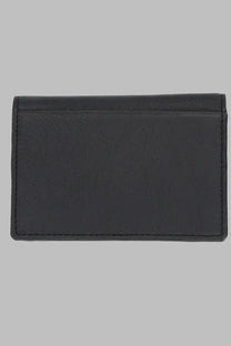 Vivienne Westwood women’s portacarte flap orb black black leather checkbook cover with neat stitching along edges