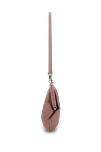 Vivienne Westwood women’s Viviennes clutch in soft pink leather with matching strap and silver-toned hardware