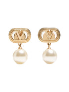 Valentino Women's Vlogo Earrings Multicolor