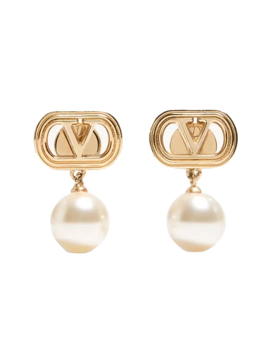 Valentino Women's Vlogo Earrings Multicolor
