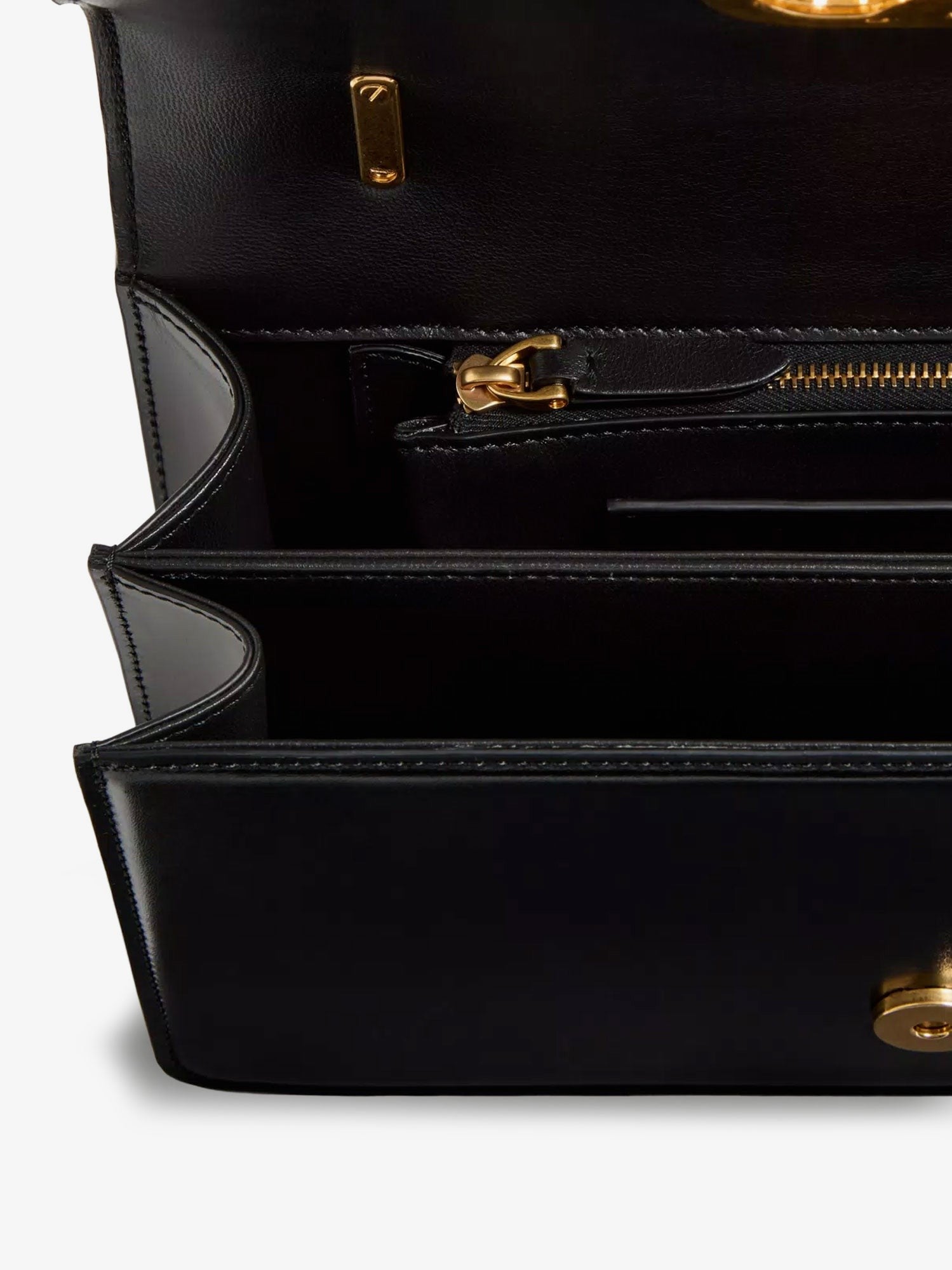 Valentino Women's Vlogo Leather Shoulder Bag Black