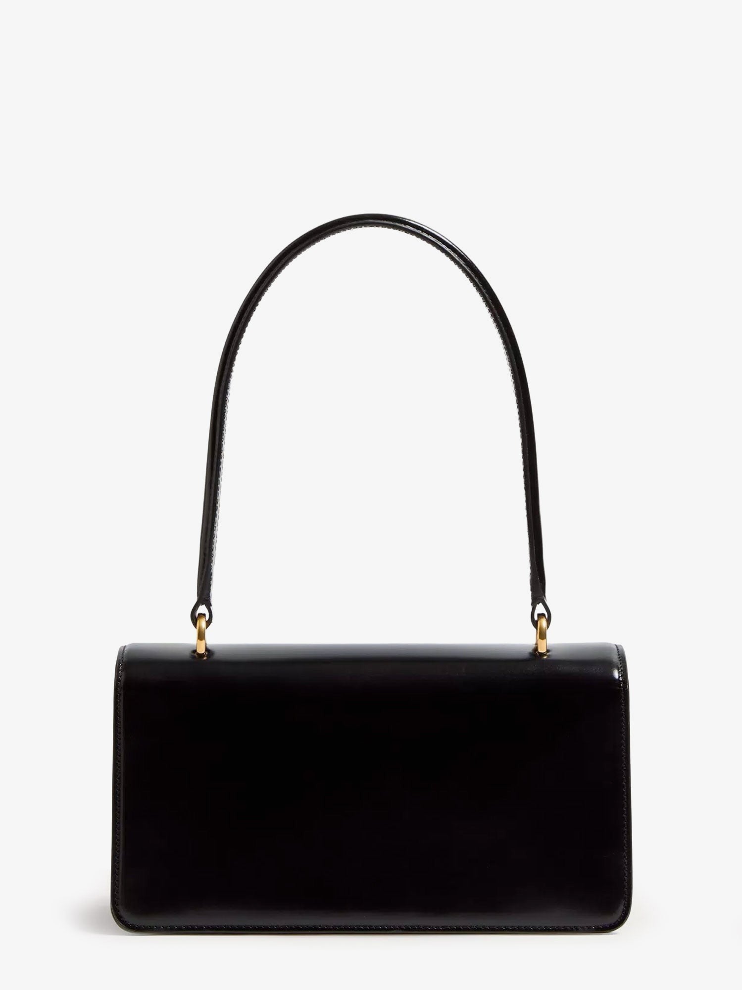 Valentino Women's Vlogo Leather Shoulder Bag Black