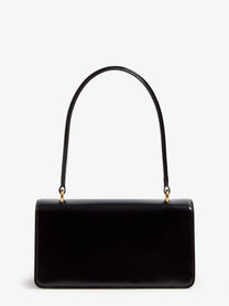 Valentino Women's Vlogo Leather Shoulder Bag Black