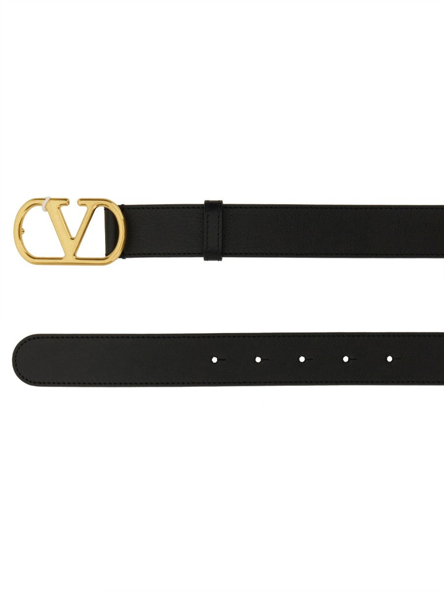 Valentino Women's Vlogo Signature Belt Black