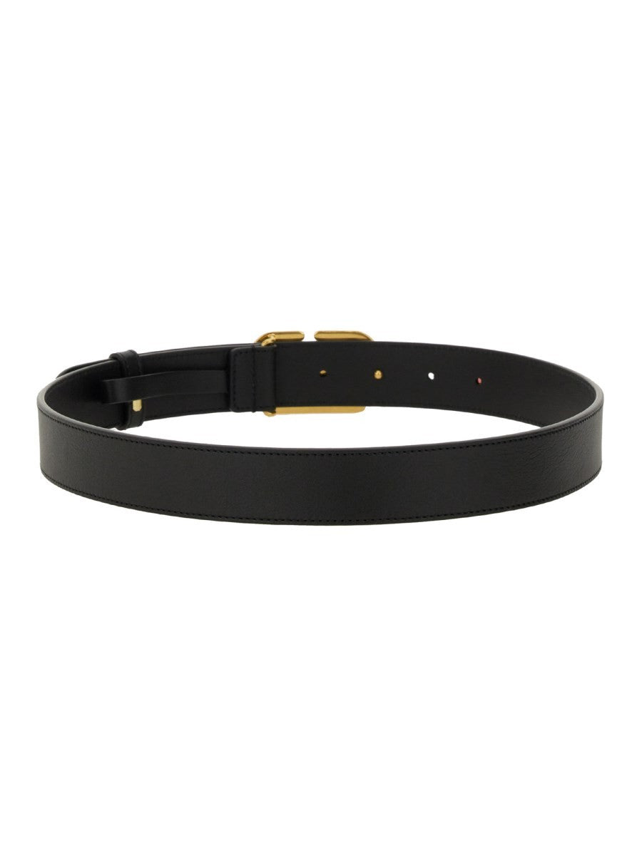 Valentino Women's Vlogo Signature Belt Black