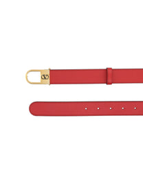 Valentino Women's Vlogo Signature Belt Red