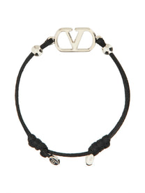 Valentino Women's Vlogo Signature Bracelet Black