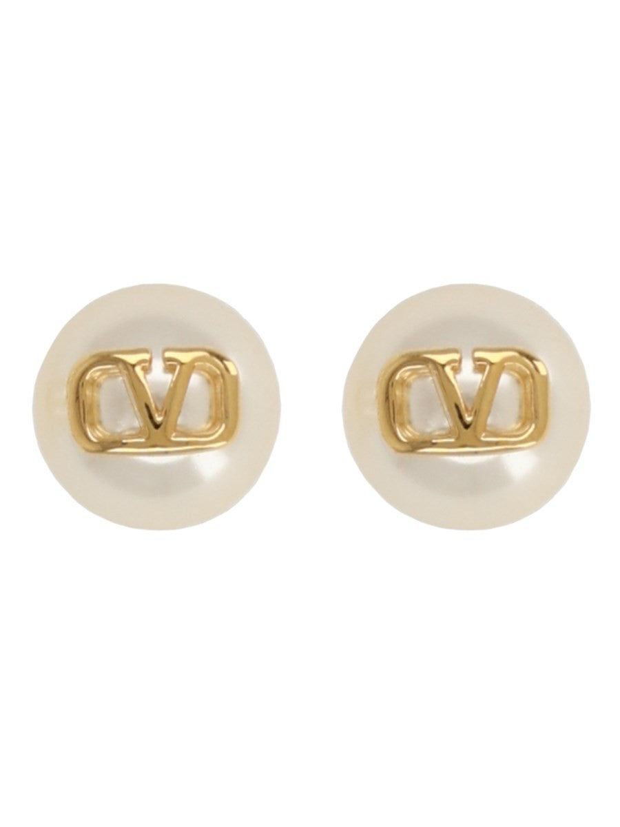 Valentino Women's Vlogo Signature Earrings Gold