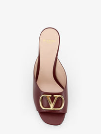 Valentino Women's Vlogo Signature Leather Sandals Pink