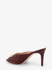 Valentino Women's Vlogo Signature Leather Sandals Pink