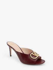 Valentino Women's Vlogo Signature Leather Sandals Pink