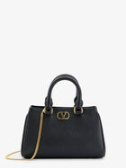 Valentino Women's Vlogo Signature Mini Leather Handbag Black