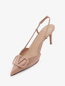 Valentino Women's Vlogo Signature Patent Leather Pumps Pink