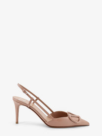 Valentino Women's Vlogo Signature Patent Leather Pumps Pink