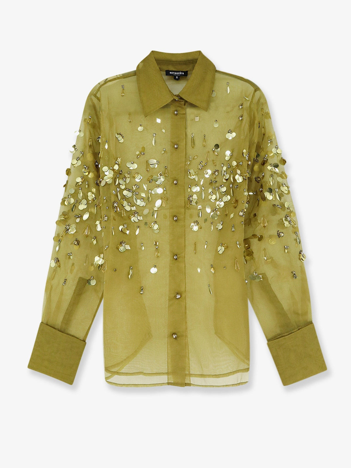 Retrofete Women's Voile Shirt Basil
