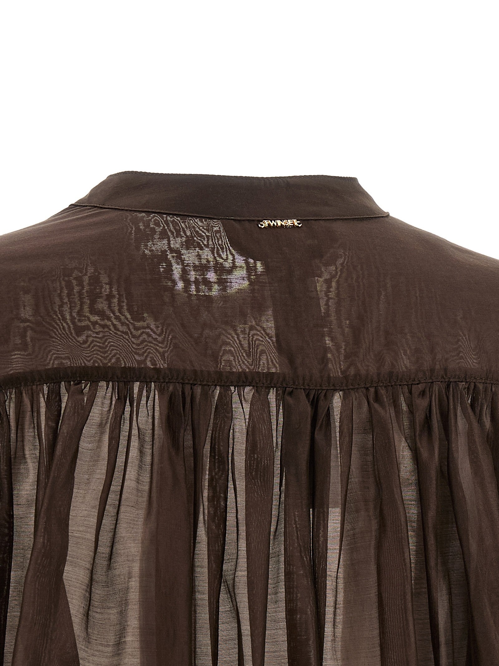 TWINSET Voile Shirt Brown
