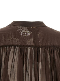 TWINSET Voile Shirt Brown