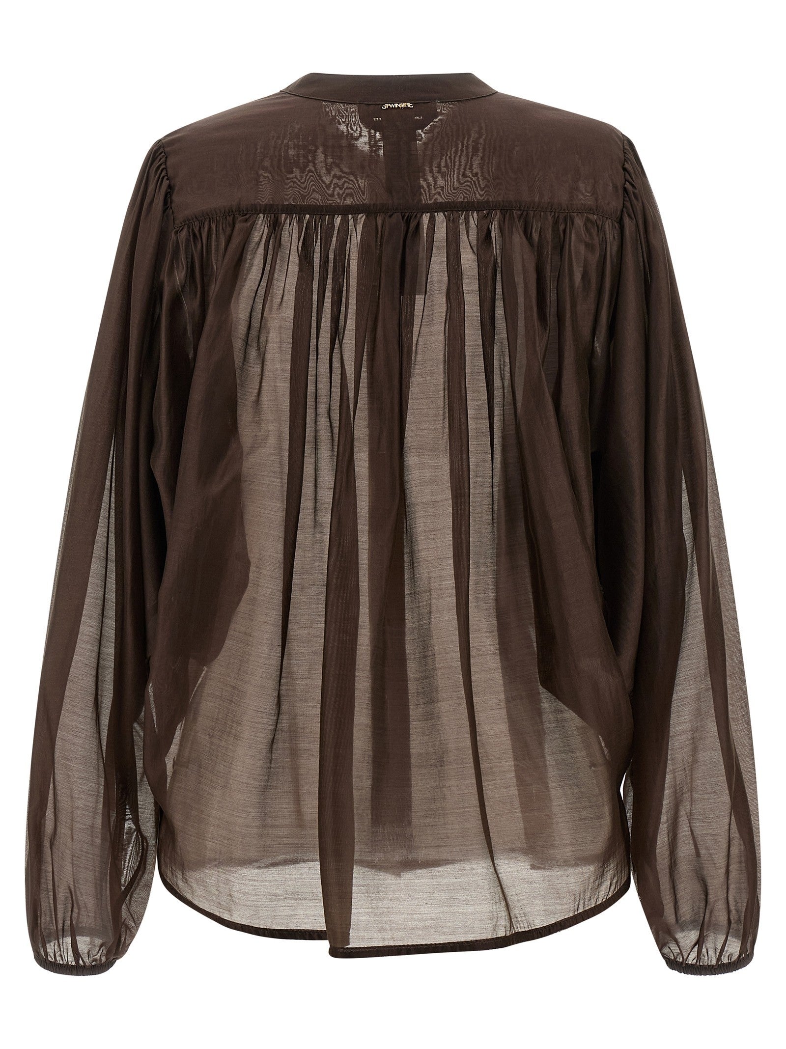TWINSET Voile Shirt Brown