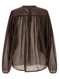 TWINSET Voile Shirt Brown