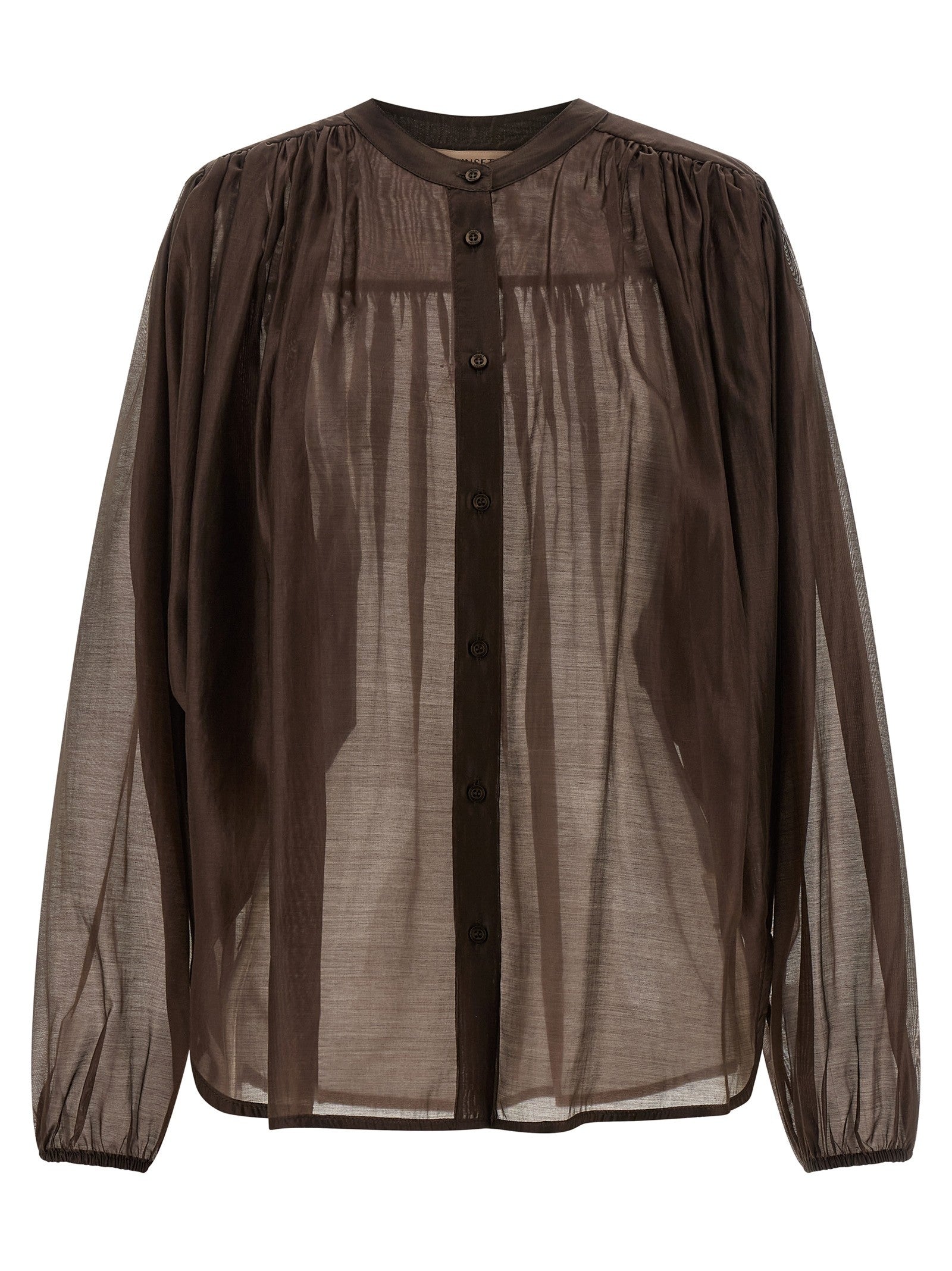 TWINSET Voile Shirt Brown