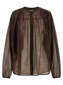 TWINSET Voile Shirt Brown