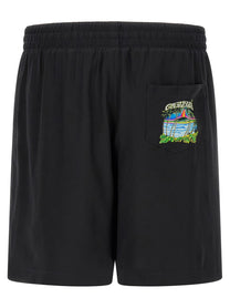 Casablanca Volcano Bermuda Shorts Black