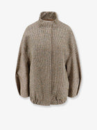 Dries Van Noten Women's Voles Cotton and Wool Blend Jacket Beige