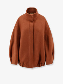 Dries Van Noten Women's Voles Wool Blend Jacket Brown