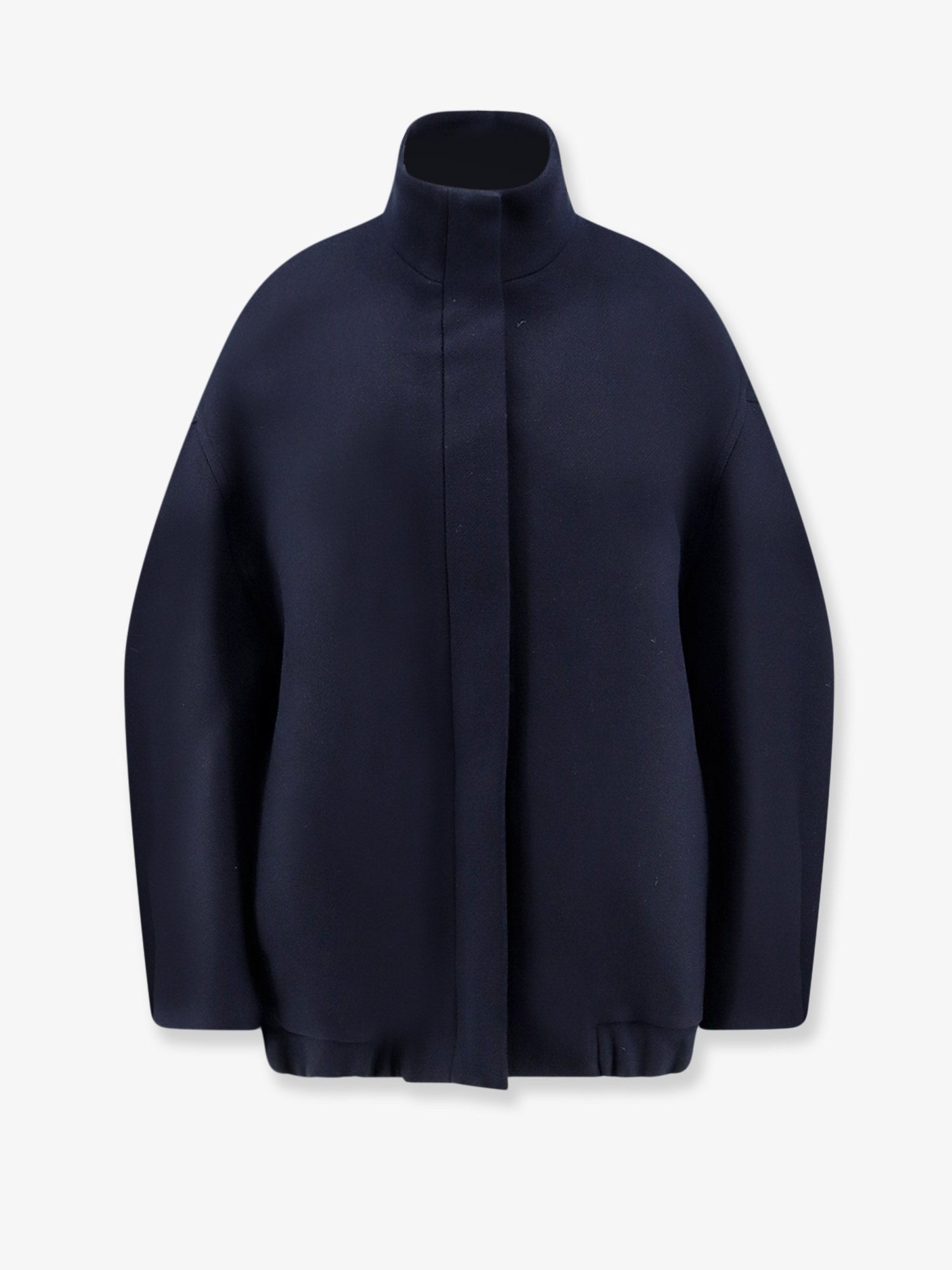 Dries Van Noten Women's Voles Wool Blend Jacket Blue