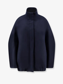 Dries Van Noten Women's Voles Wool Blend Jacket Blue