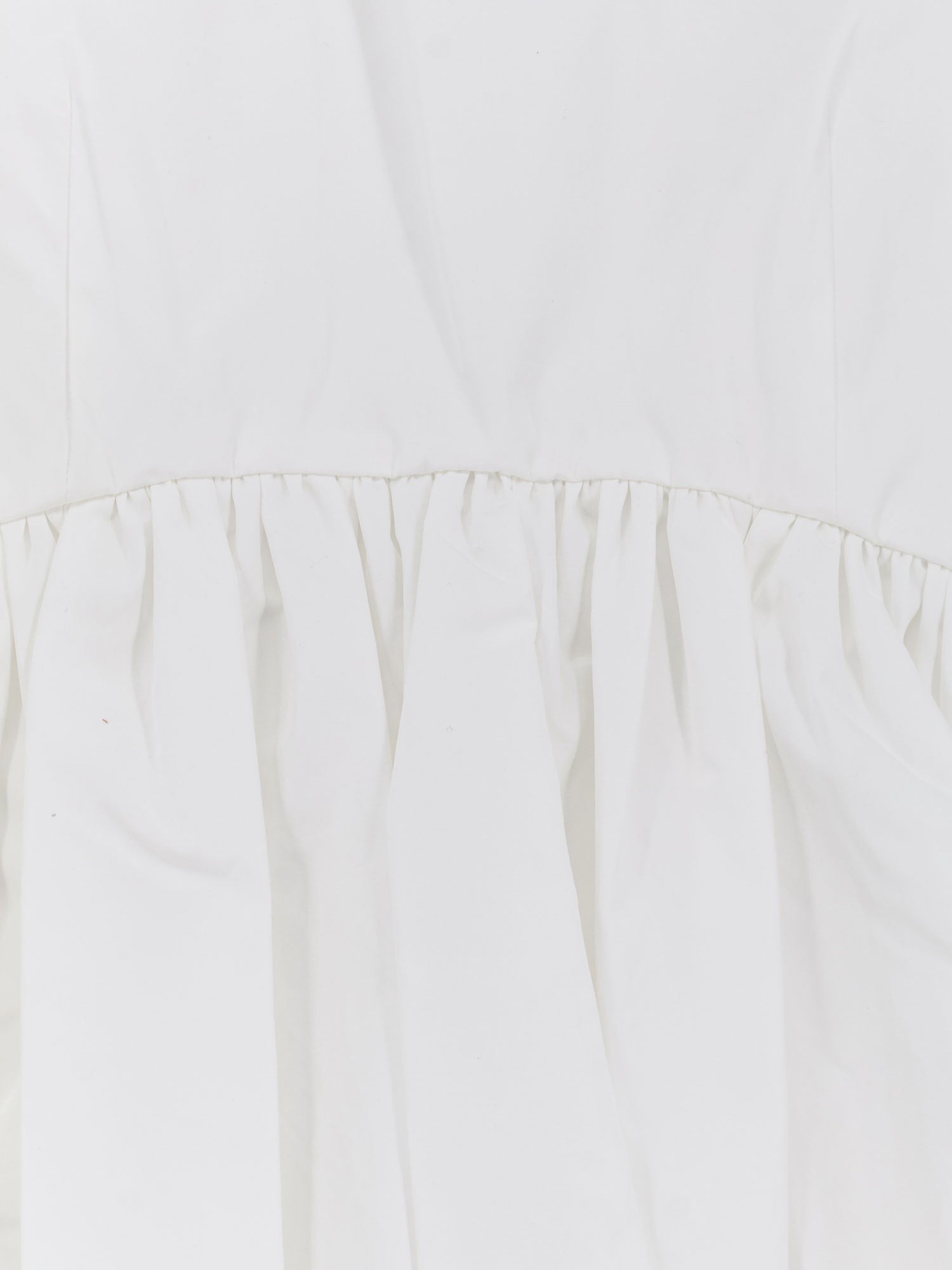 Rohe Women's Voluminous Peplum Cotton Tank Top White