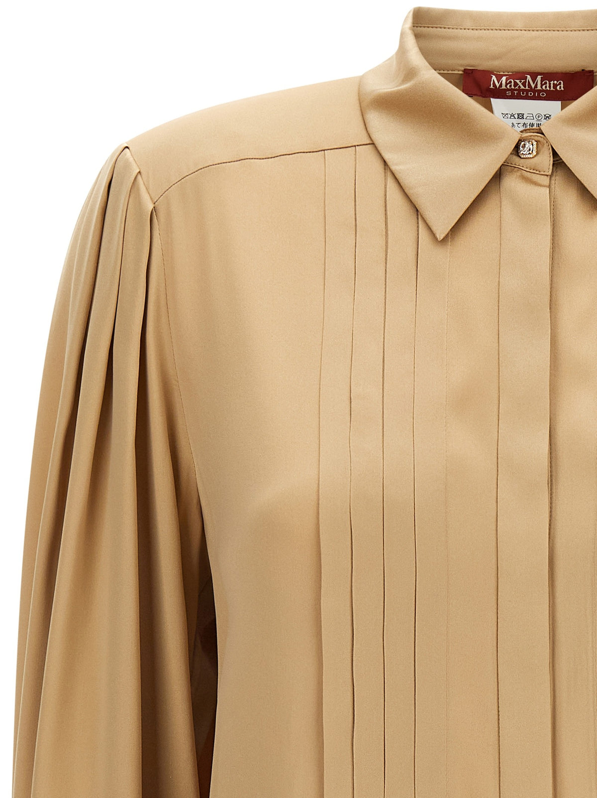 Max Mara Studio Vongola Shirt Beige, view 3