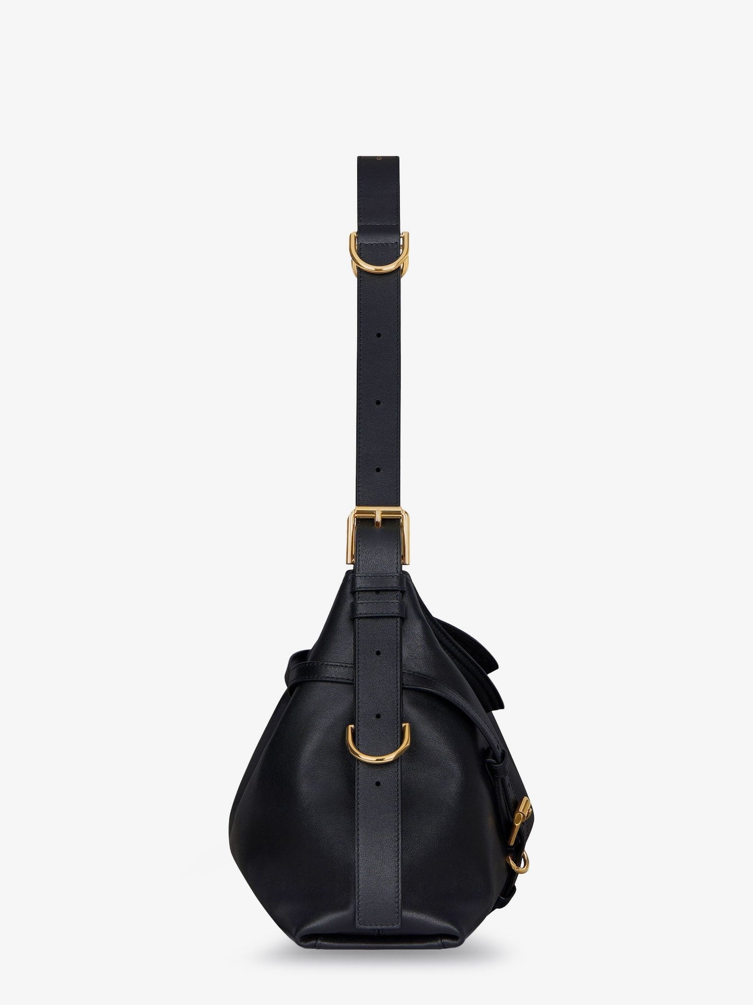 Givenchy Women's Voyou Medium Leather Shoulder Bag Black