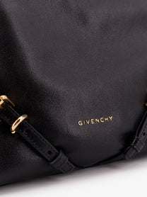 Givenchy Women's Voyou Medium Leather Shoulder Bag Black