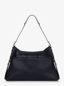 Givenchy Women's Voyou Medium Leather Shoulder Bag Black