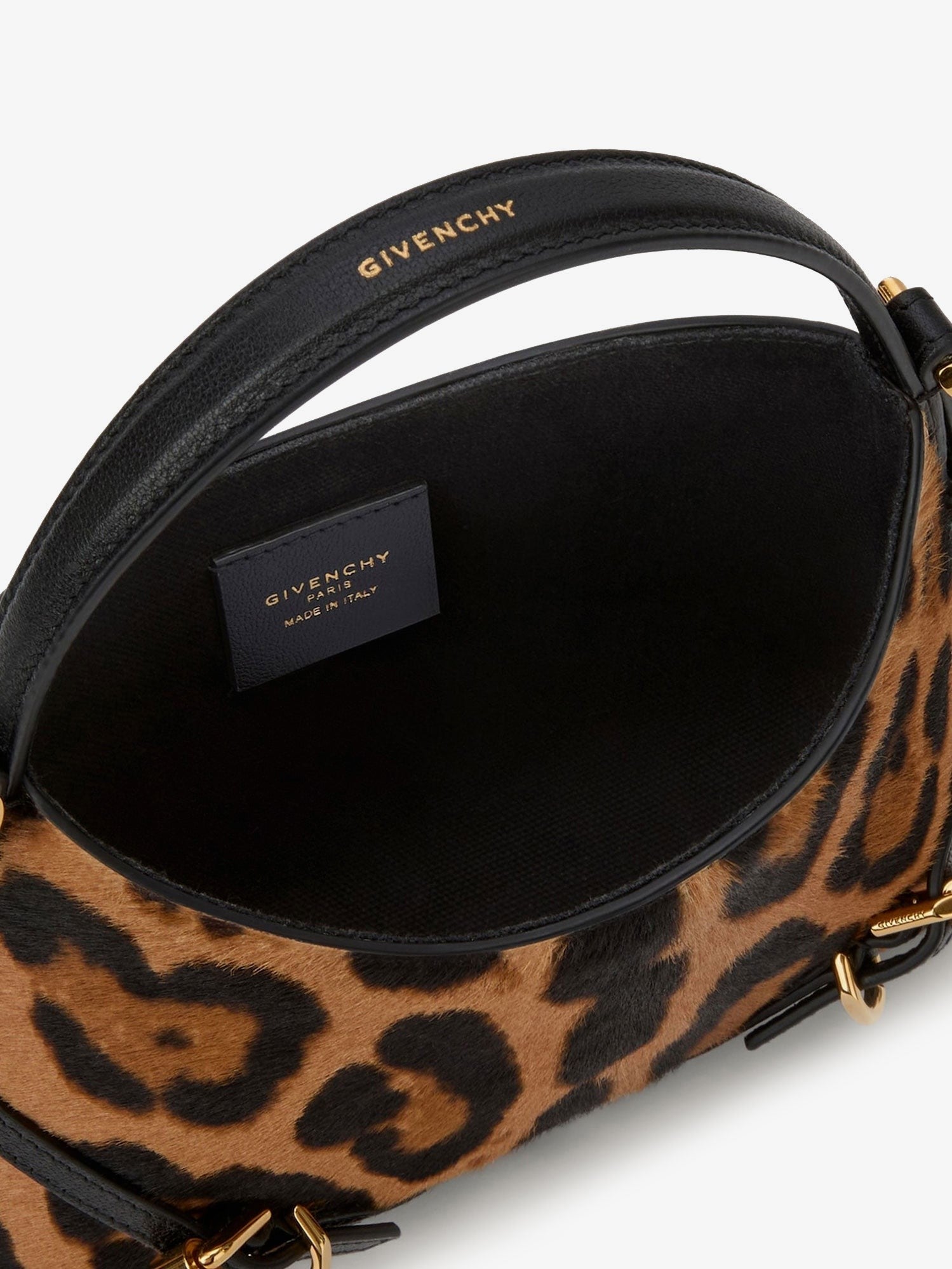 Givenchy Women's Voyou Nano Bag Pony Skin Crossbody Bag Black
